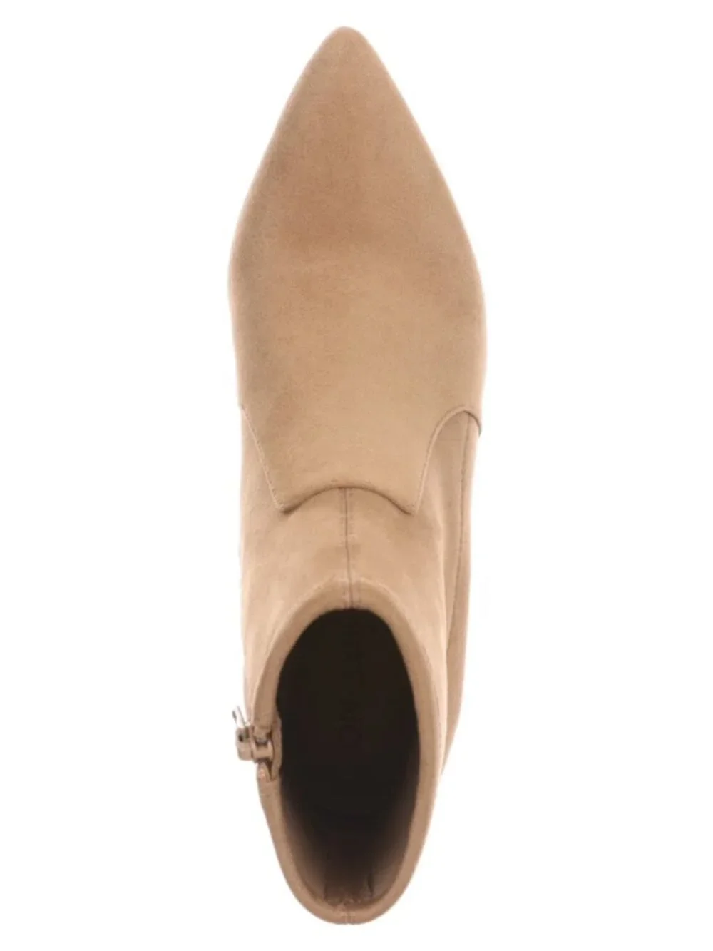 On 34th Lydiaaf Pointed Toe Block Heel Booties True Taupe 8.5 M NWT